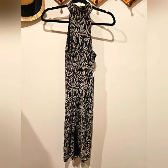 House Of Harlow 1960 Dresses | House Of Harlow 1960 X Revolve Gold Black Halter Bodycon Style Dress Size Xs | Color: Black/Gold | Size: Xs |